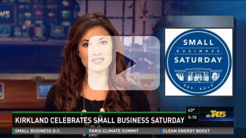 Small Business Saturday KING 5 and KIRO 7 Local News Segments