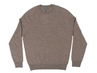 Kier + J All Cashmere Saddle Shoulder Crew Neck Sweater