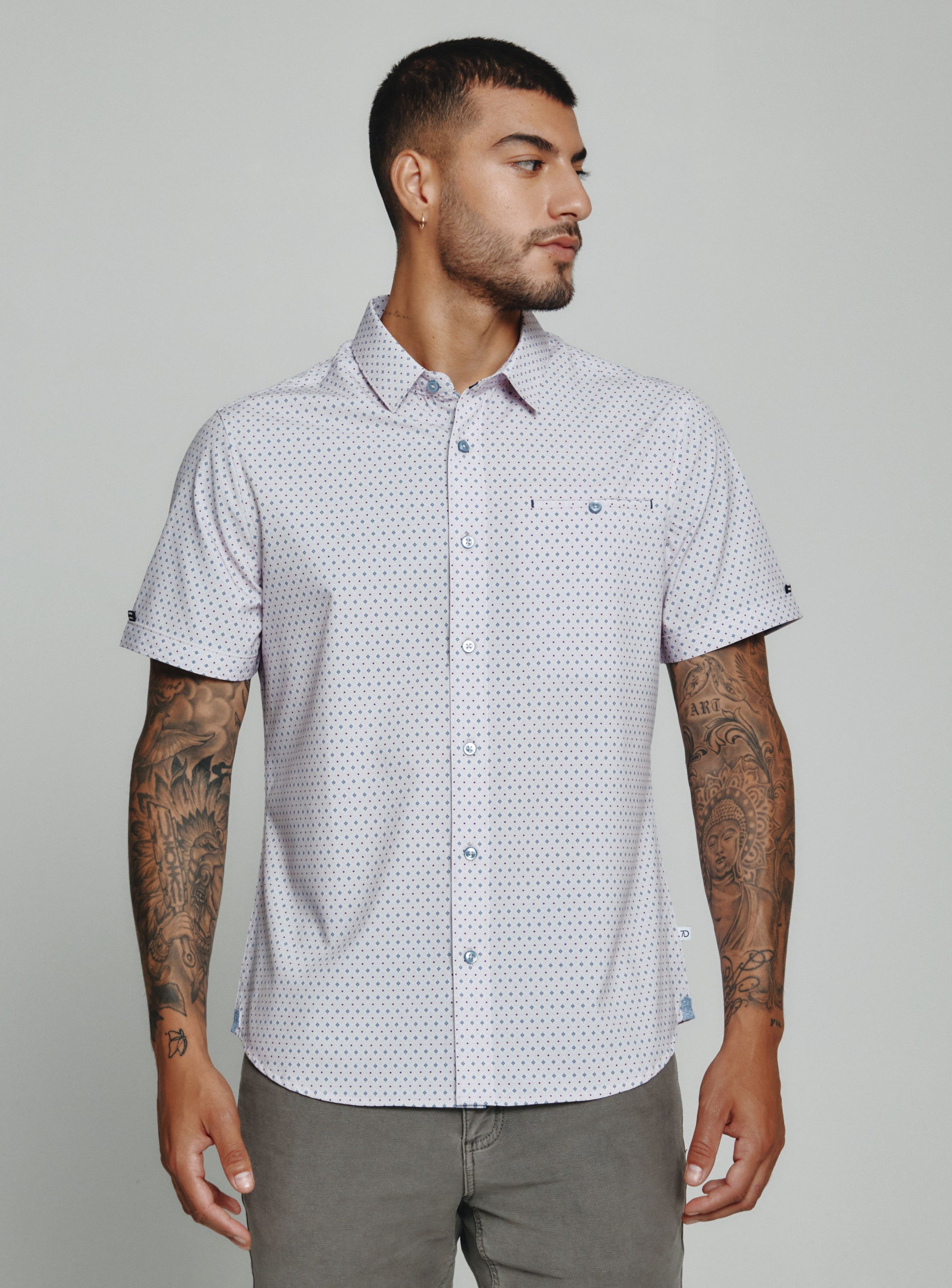 7 Diamonds Medina 4-Way Stretch SS Shirt