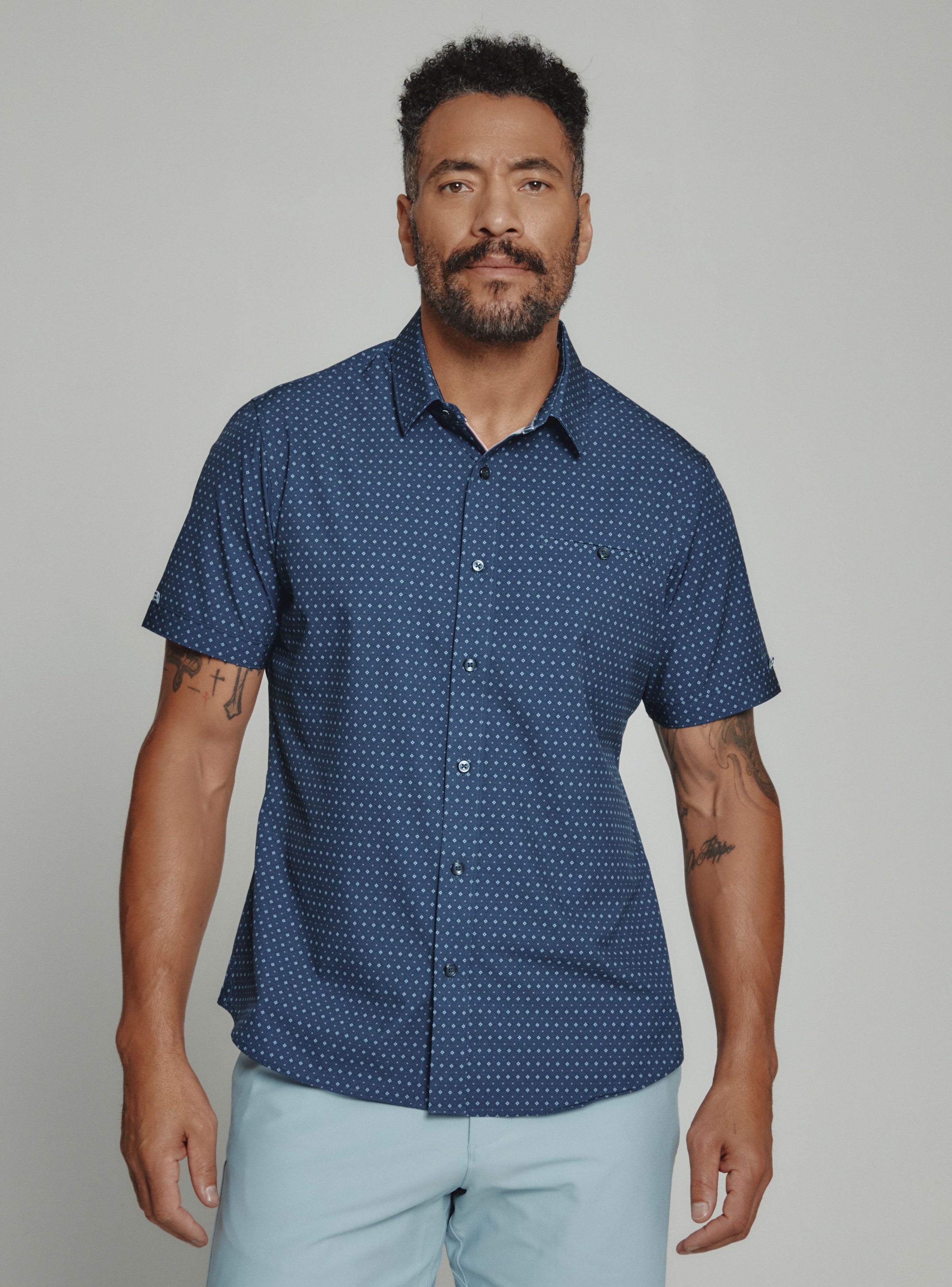 7 Diamonds Medina 4-Way Stretch SS Shirt