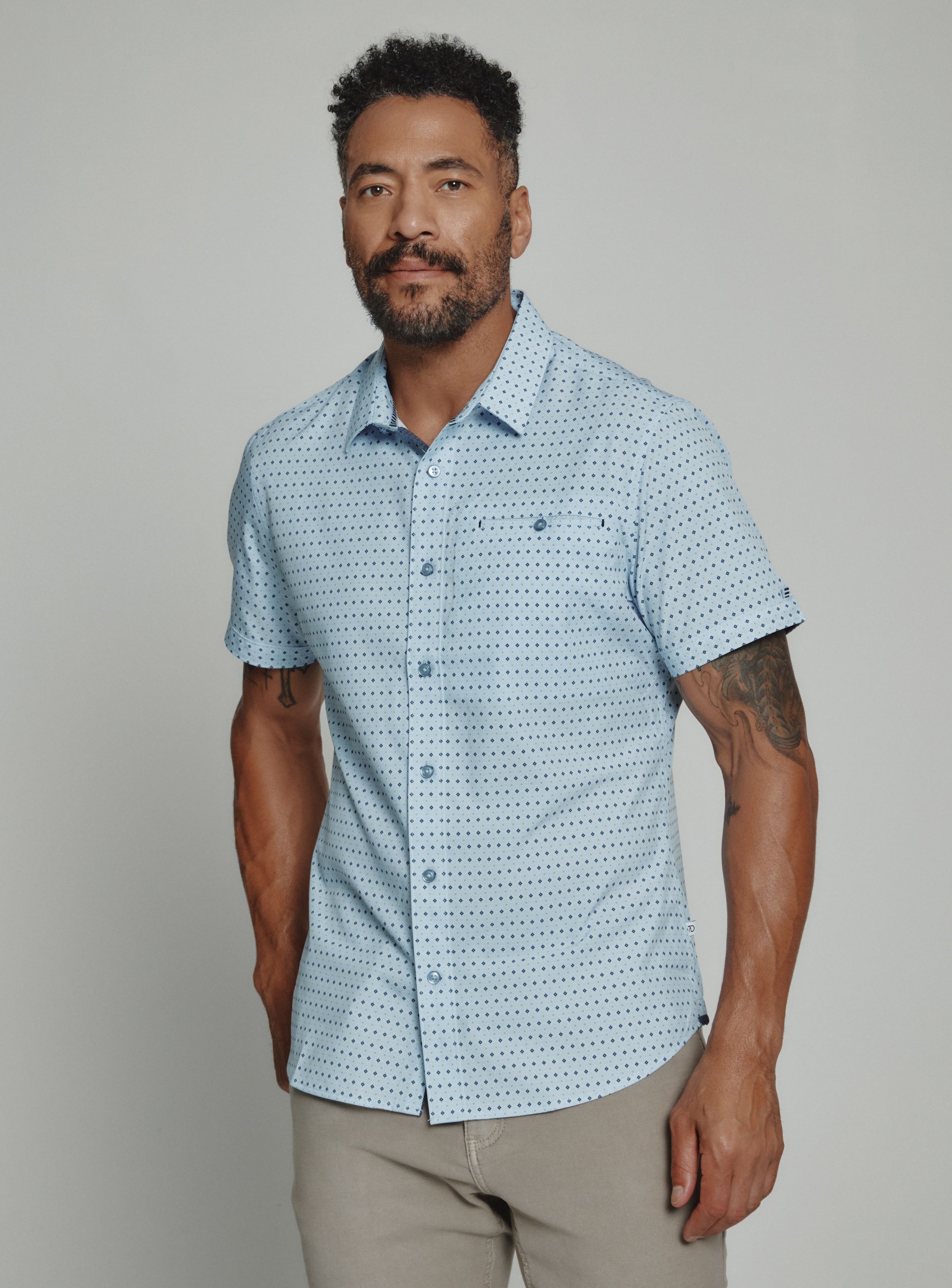 7 Diamonds Medina 4-Way Stretch SS Shirt