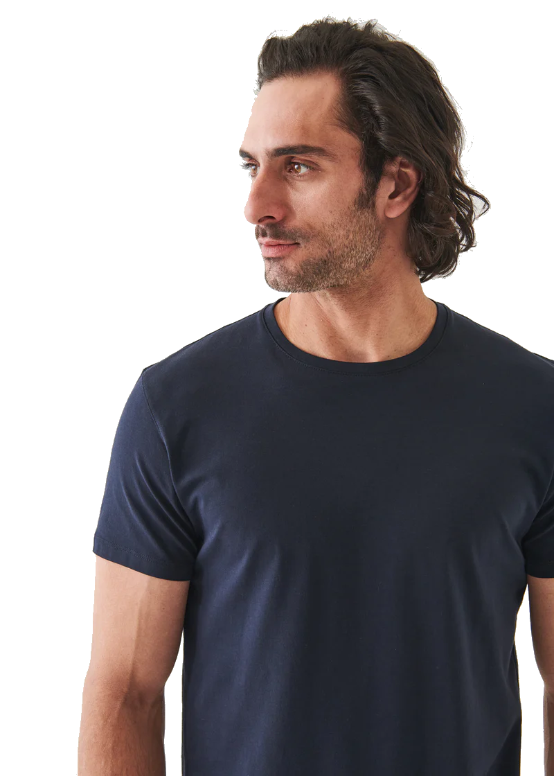Patrick Assaraf Peruvian Pima Cotton SS Crew Neck T-Shirt
