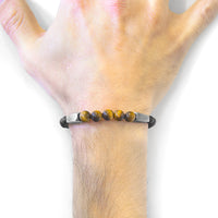Anchor & Crew Hukou Silver and Stone Bracelet