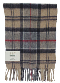 Barbour Lambswool and Cashmere Soft Tartan Scarf