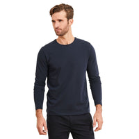 Patrick Assaraf Peruvian Pima Cotton LS Crew Neck T-Shirt