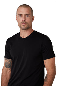 Velvet by Graham & Spencer Samsen Whisper Soft Jersey V-Neck T-Shirt