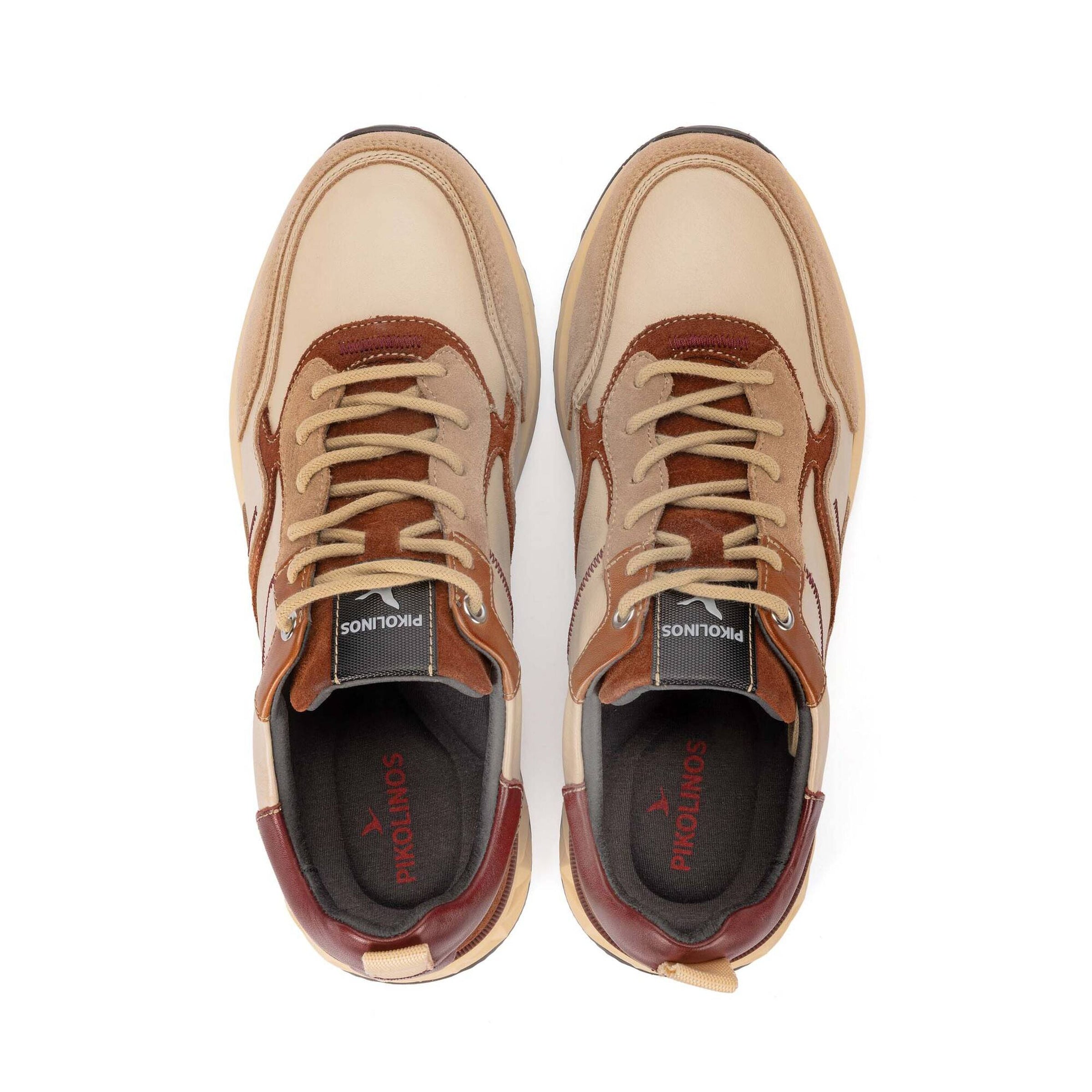 Pikolinos Aranda 6374 Leather and Suede Sneakers