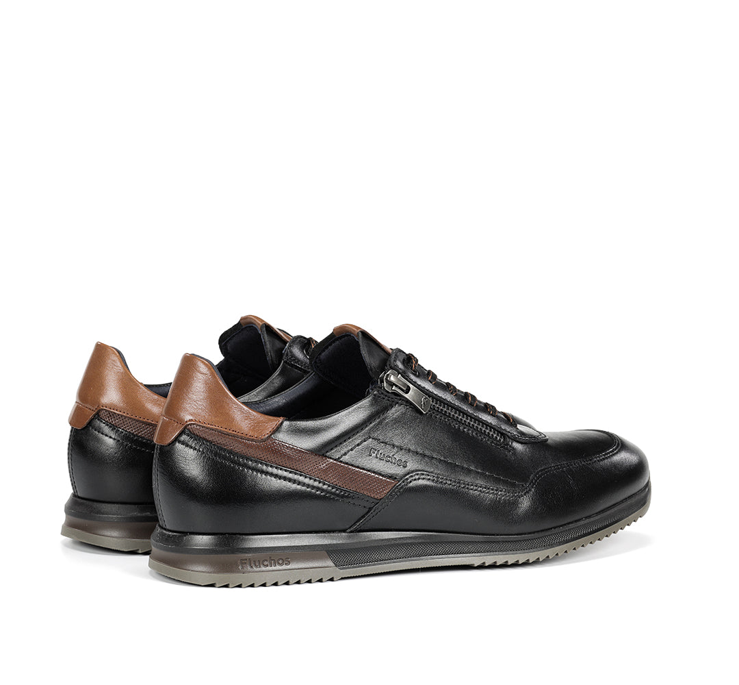 Fluchos Samir Leather Zip Sneakers