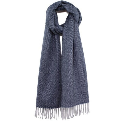 Chelsea Herringbone All Cashmere Scarf