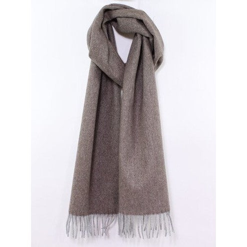 Chelsea Herringbone All Cashmere Scarf
