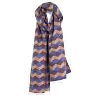Chelsea Woven Pattern Brushed Silk Scarf