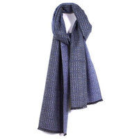 Chelsea Woven Pattern Brushed Silk Scarf
