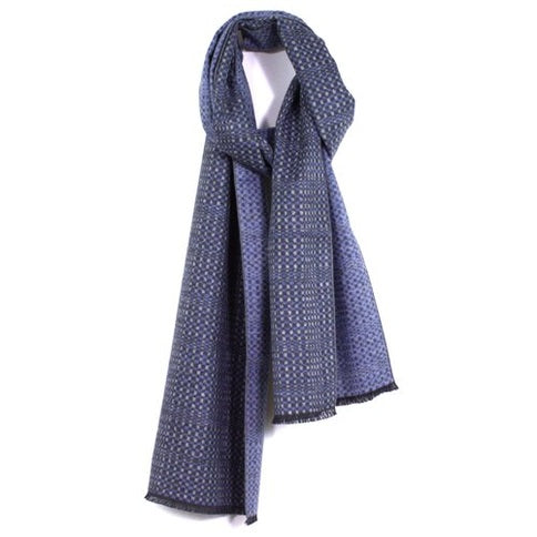 Chelsea Woven Pattern Brushed Silk Scarf