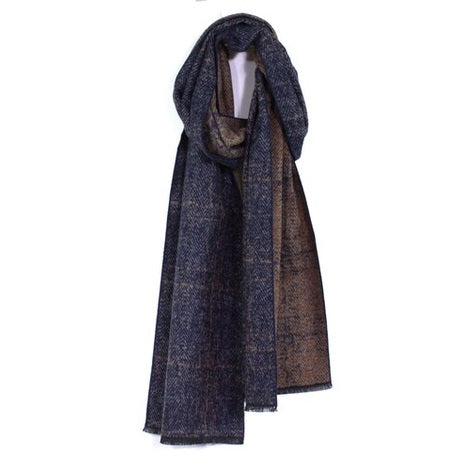 Chelsea Woven Pattern Brushed Silk Scarf