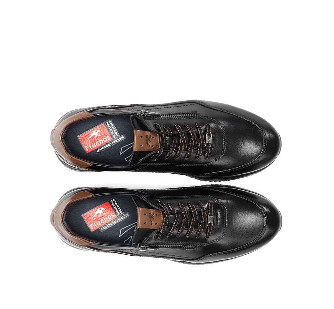 Fluchos Samir Leather Zip Sneakers