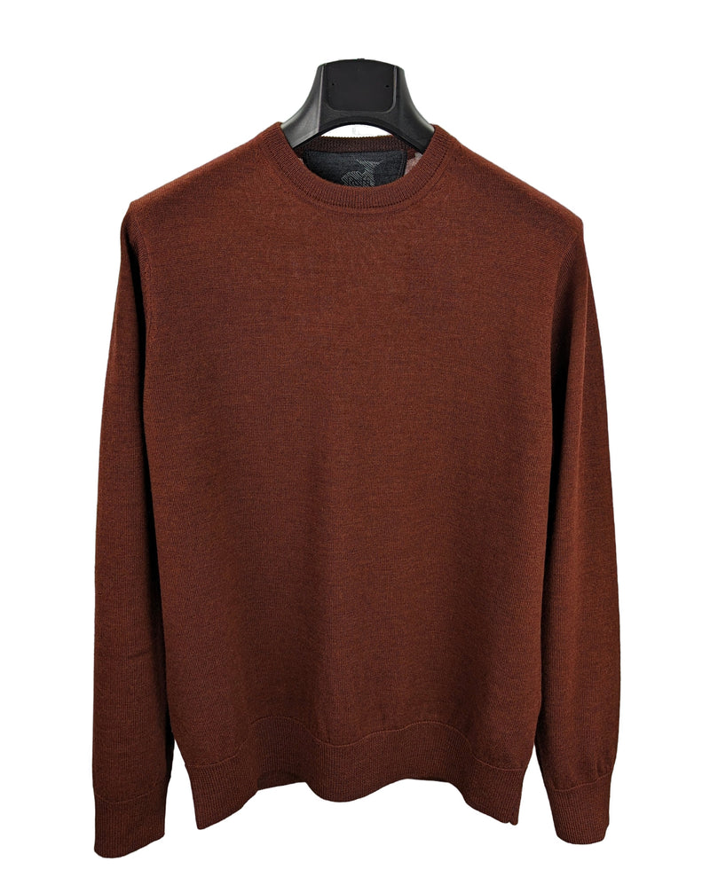 Raffi Crew Neck Merino Wool Sweater