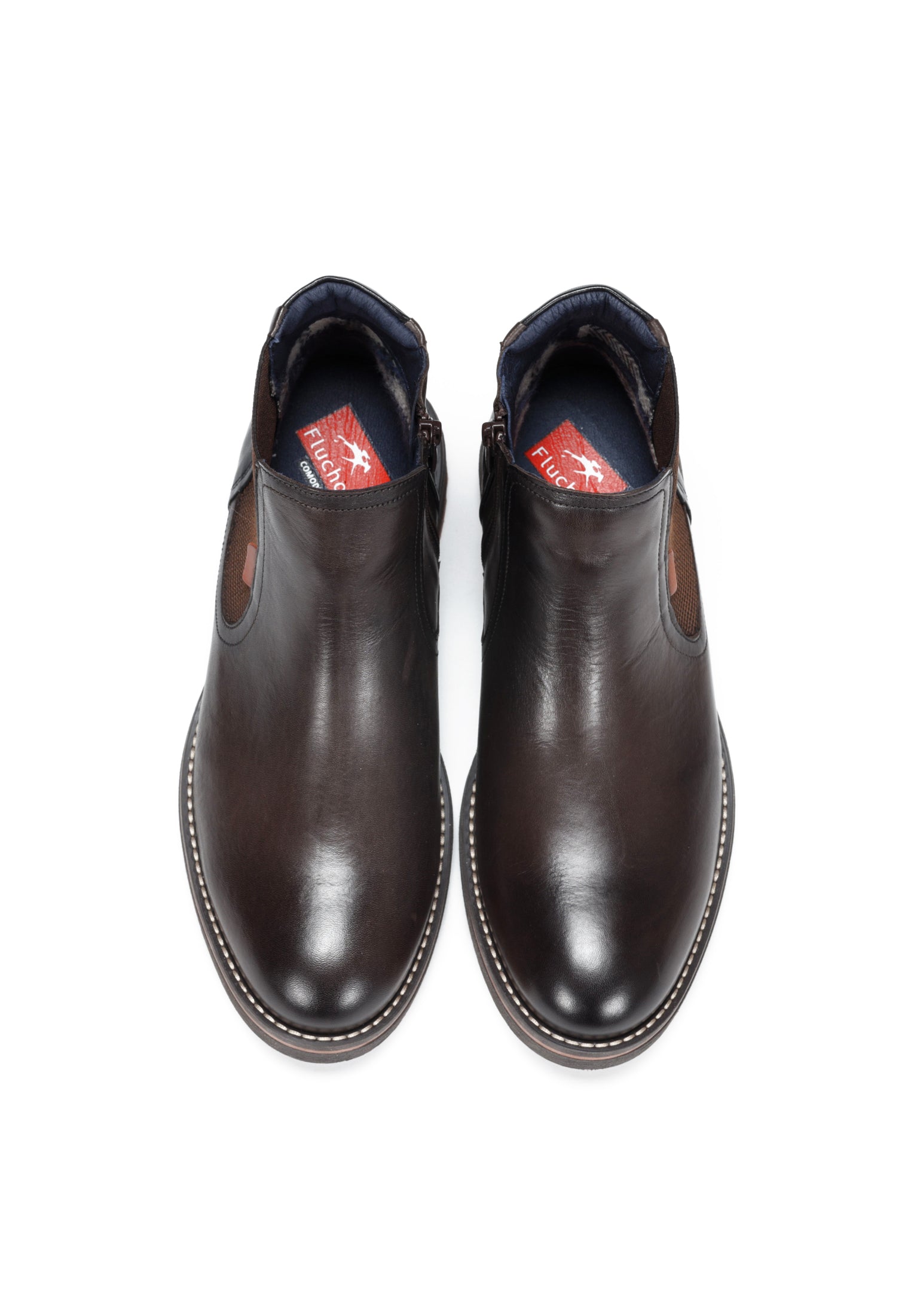 Fluchos Terry Inside Zip Leather Boots
