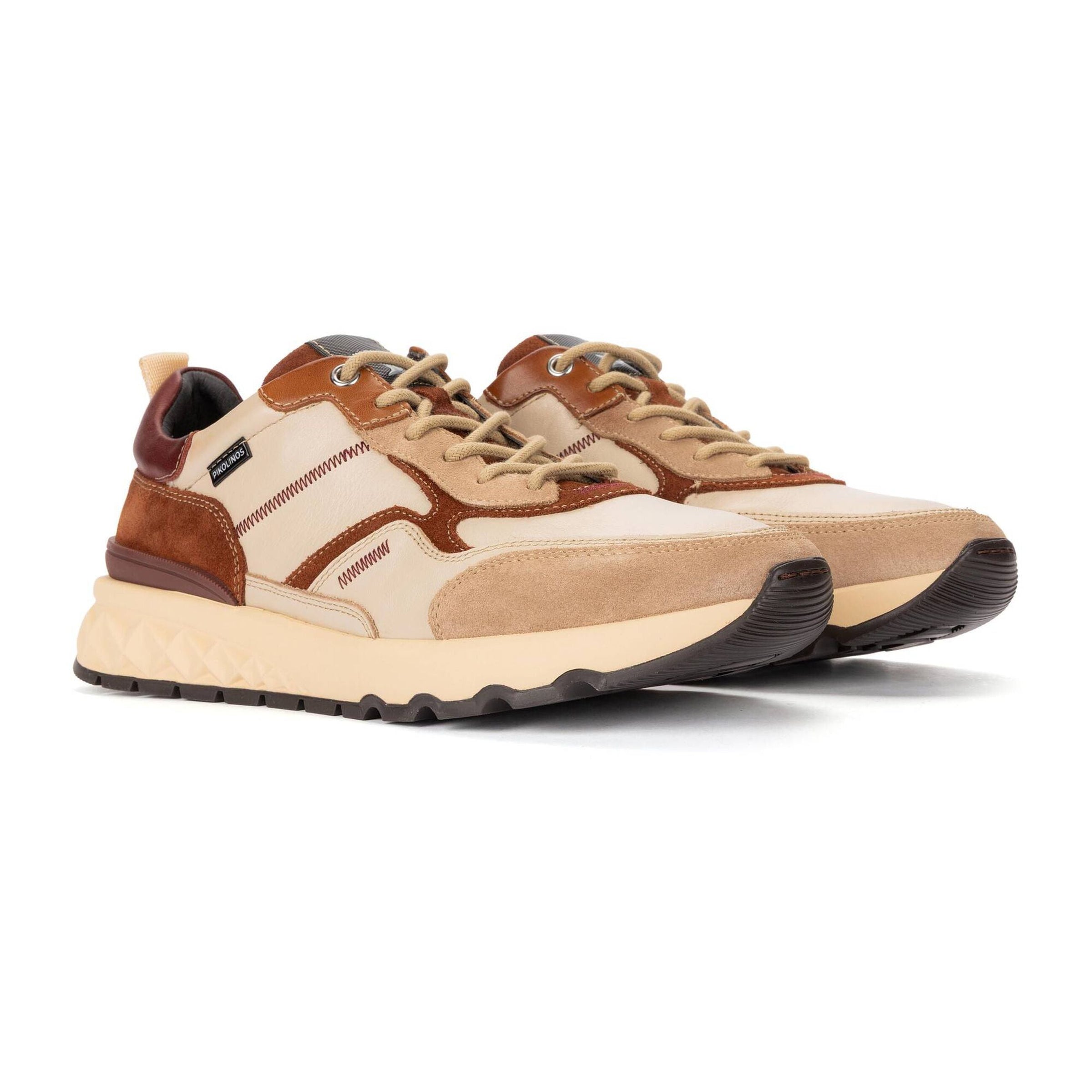 Pikolinos Aranda 6374 Leather and Suede Sneakers