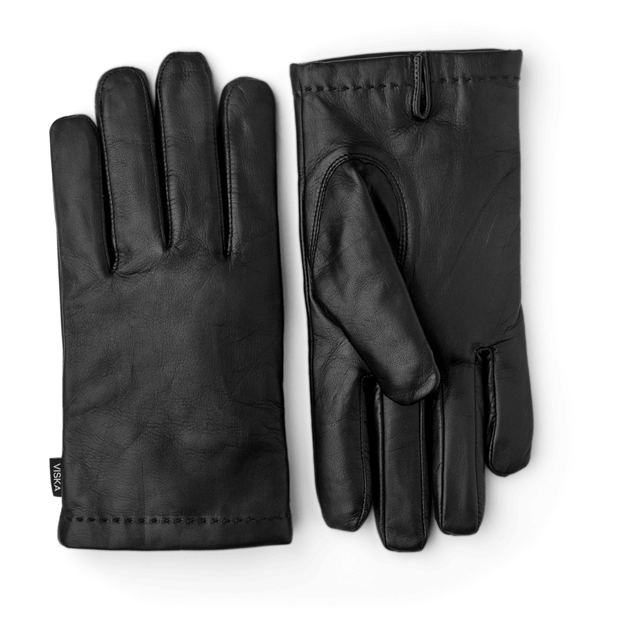 Viska Nils Black Leather Gloves