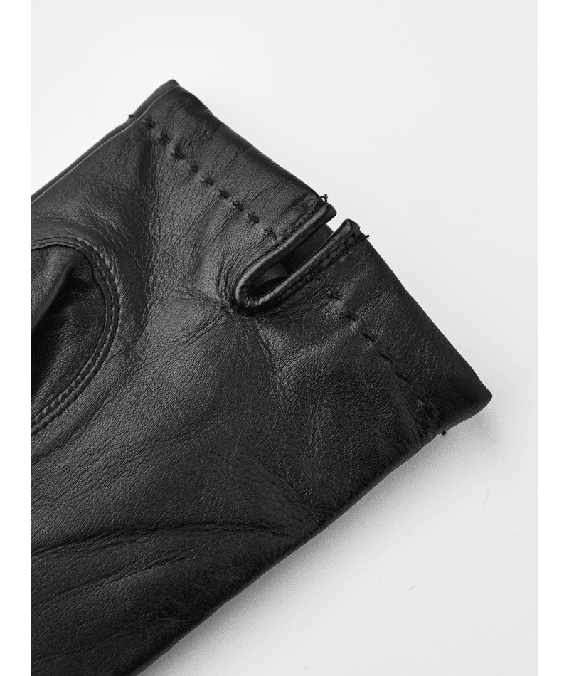 Viska Nils Black Leather Gloves