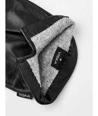 Viska Nils Black Leather Gloves