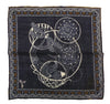 Ruth Graves Silk Wool Print Pocket Square