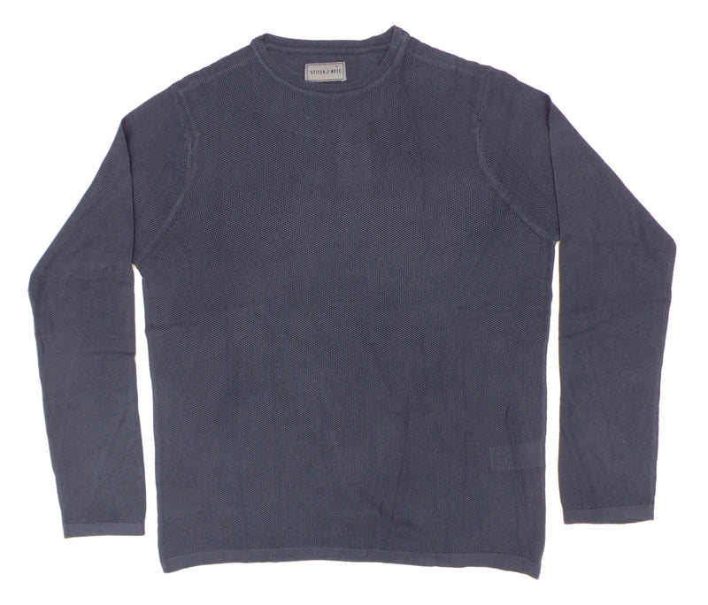 Stitch Note Bamboo Crew Neck LS Knit