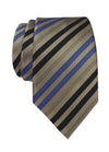 JZ Richards Double Stripe Silk Tie