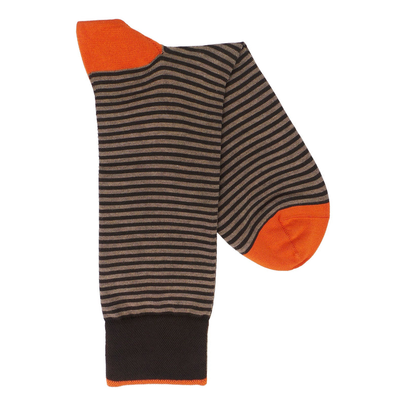 Marcoliani 3231 Pima Cotton Palio Stripe Dress Socks