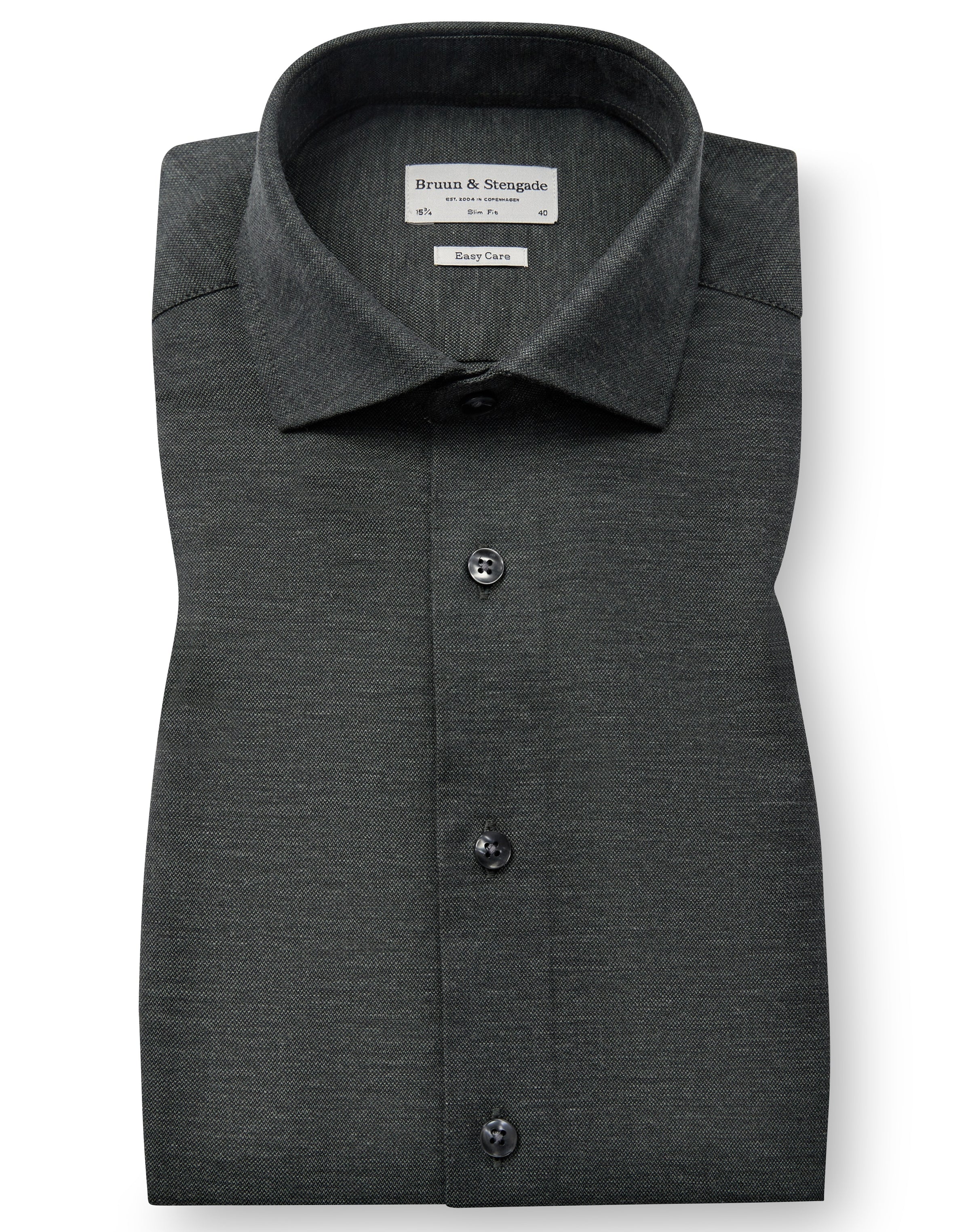 Bruun & Stengade Oladipo Slim Fit Texture Woven Dress Shirt