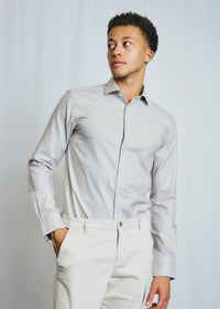 Bruun & Stengade Korda Slim Fit Texture Woven Dress Shirt