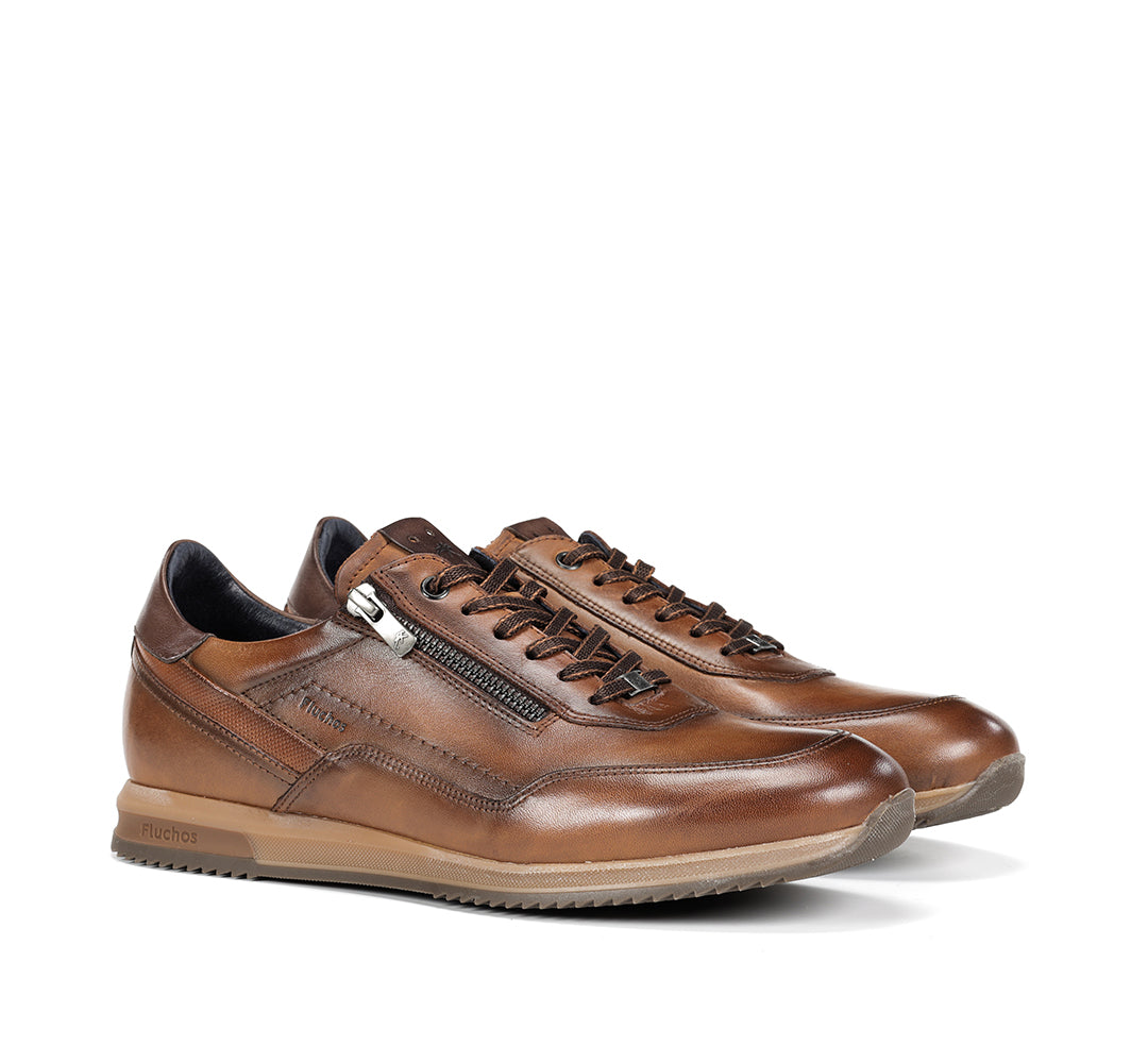 Fluchos Samir Leather Zip Sneakers