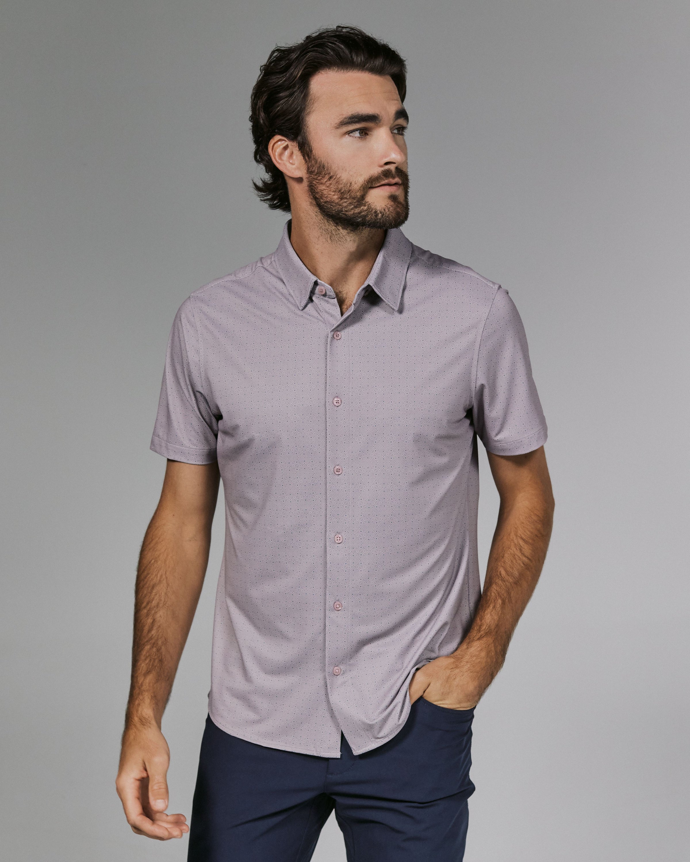 7 Diamonds Ludlow 4-Way Stretch SS Shirt