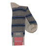 Marcoliani 4719 Pique Stripe Cotton Blend Socks