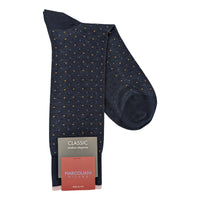 Marcoliani 4541 Pima Cotton Lisle Varese Pindot Socks
