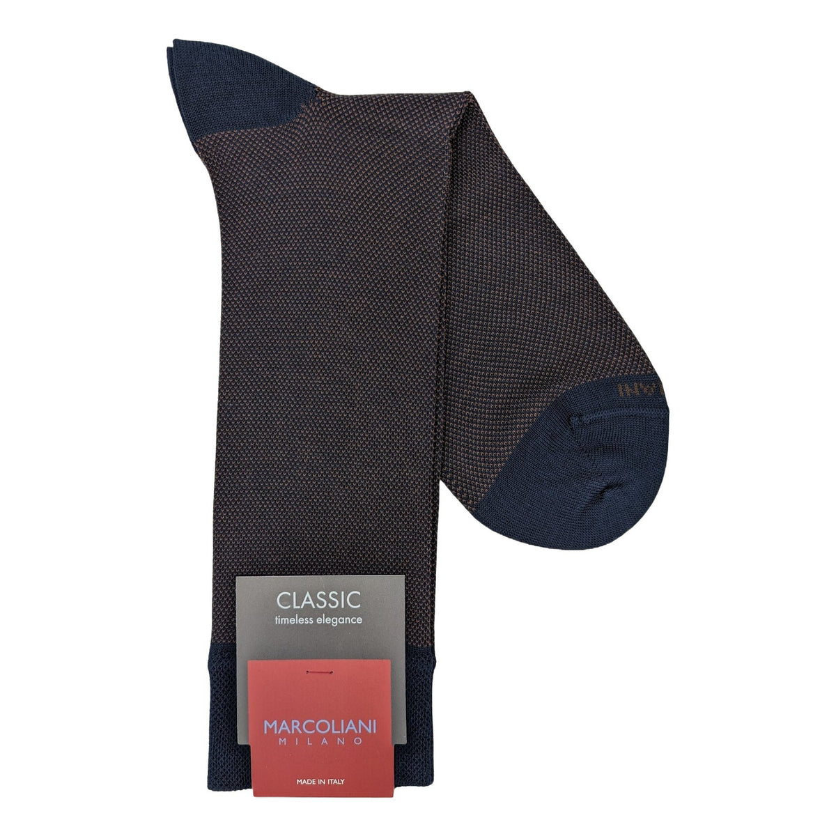 Marcoliani 3741 Pima Cotton Lisle Birdseye Dress Socks