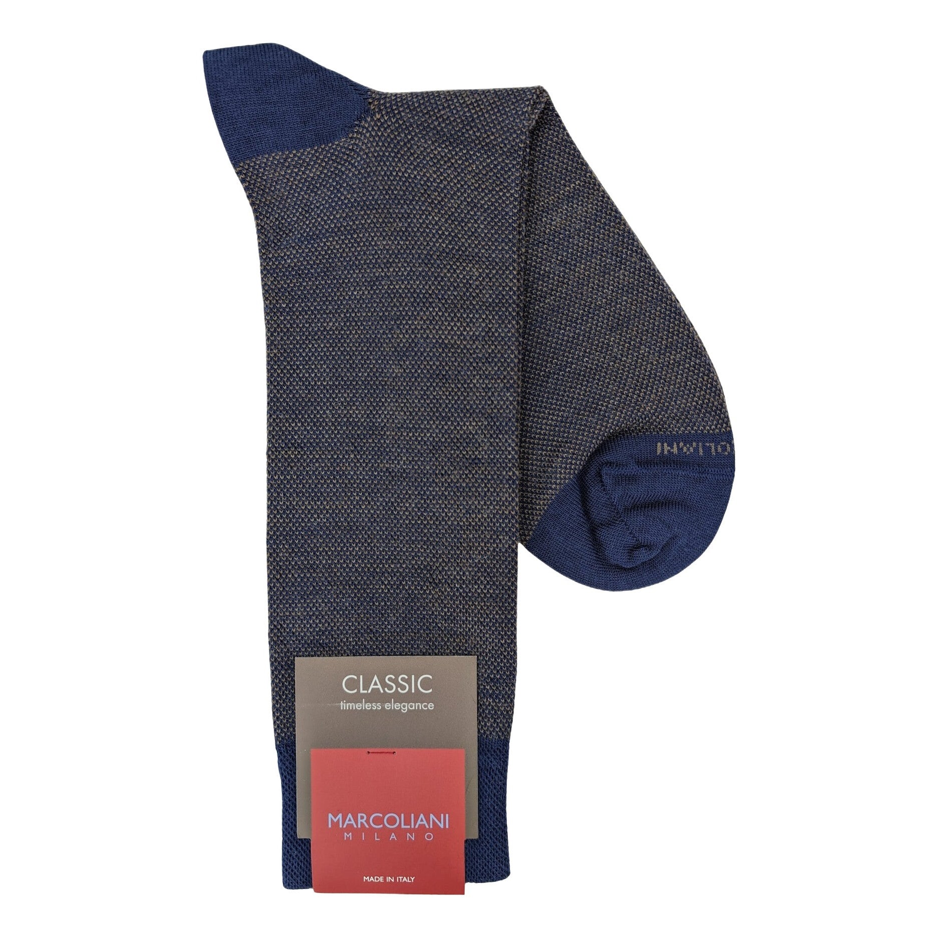 Marcoliani Birdseye Merino Wool Socks MAR4060T Navy Marcoliani Birdseye Merino Wool Socks MAR4060T Navy