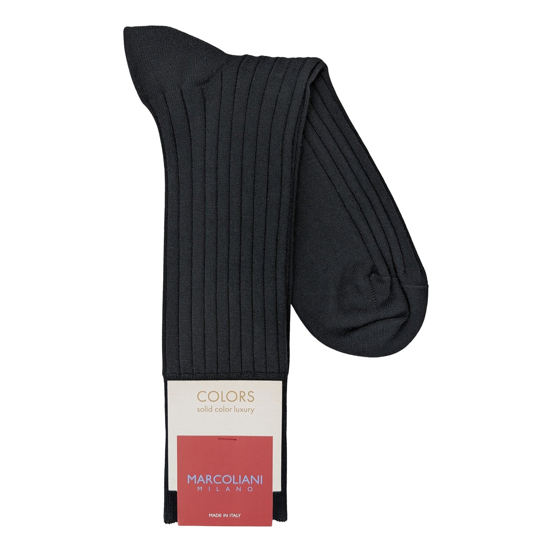 Marcoliani 4001 Essence of Cotton Soft Ribbed Dress Socks
