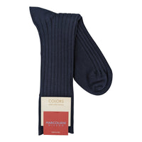 Marcoliani 4001 Essence of Cotton Soft Ribbed Dress Socks