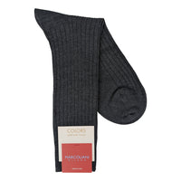 Marcoliani 2740 Extra Fine Merino Ribbed Dress Socks