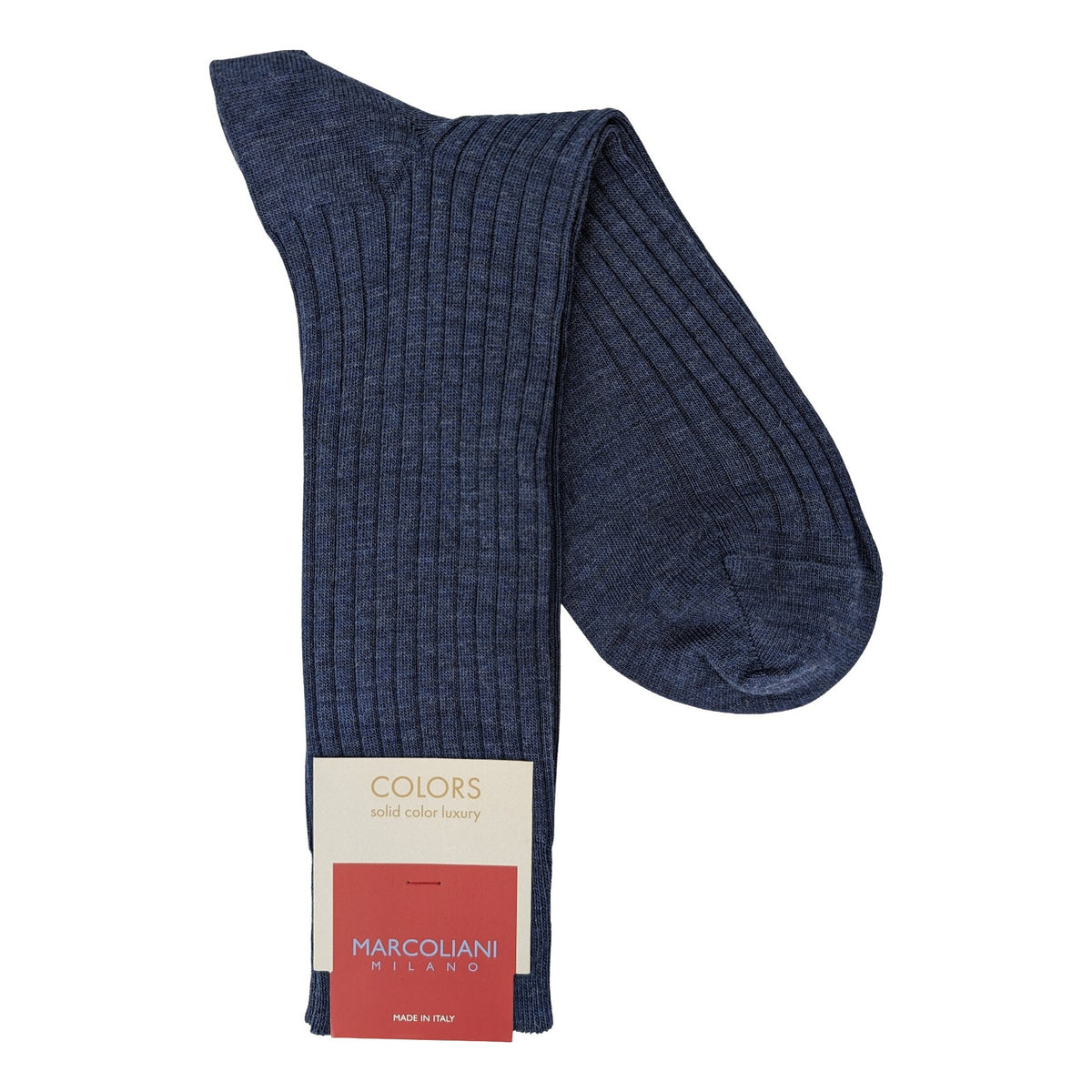 Marcoliani 2740 Extra Fine Merino Ribbed Dress Socks