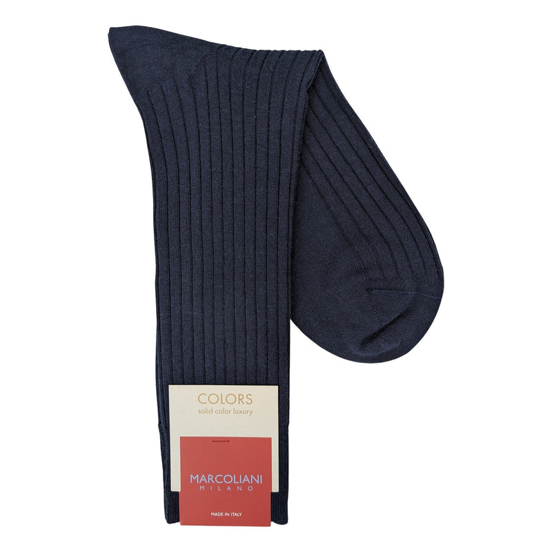 Marcoliani 2740 Extra Fine Merino Ribbed Dress Socks