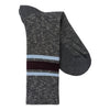 Marcoliani 4673 Soft Pima Cotton College Stripe Sneaker Socks