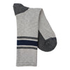 Marcoliani 4673 Soft Pima Cotton College Stripe Sneaker Socks