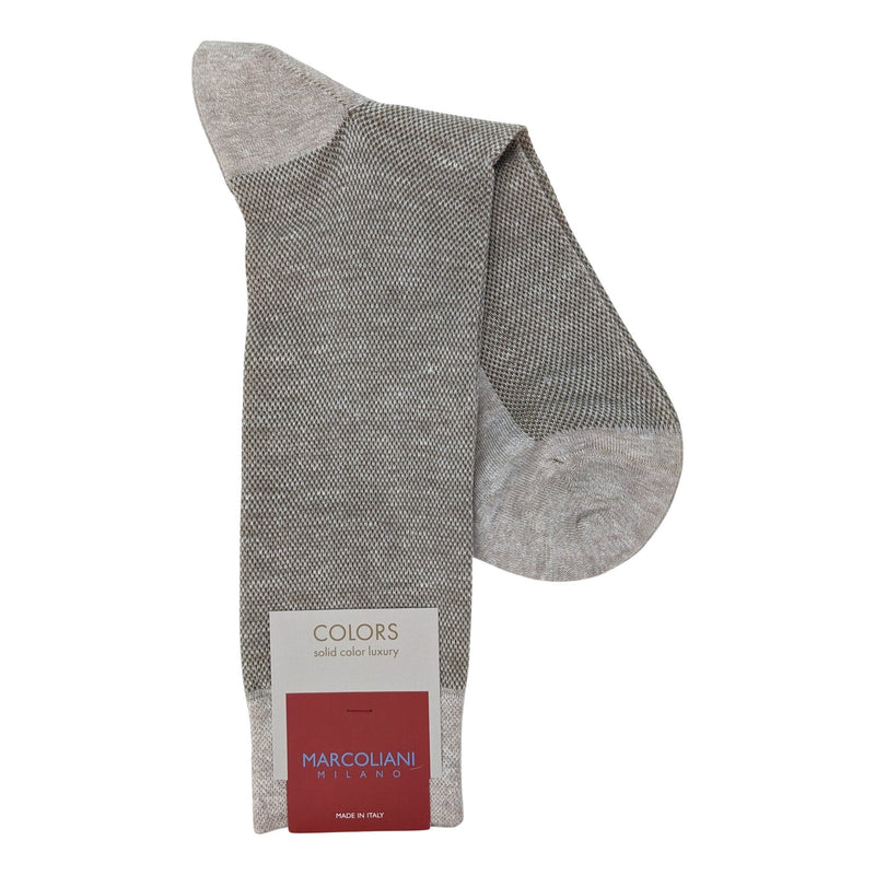 Marcoliani 4450 Pique Linen Cotton Blend Socks