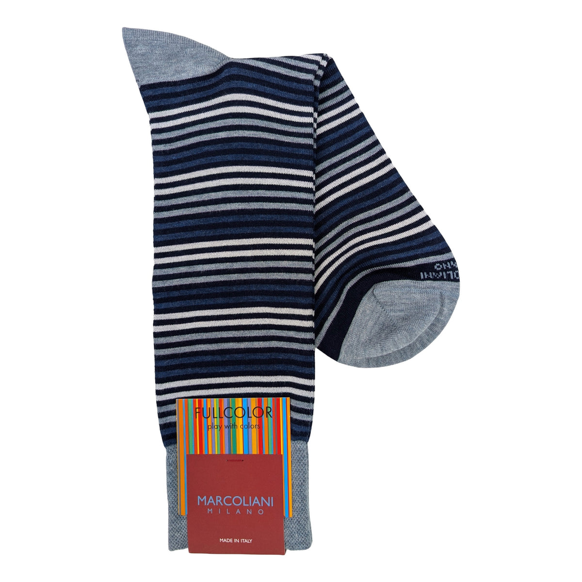 Marcoliani 4735 Pima Cotton Simple Stripe Socks