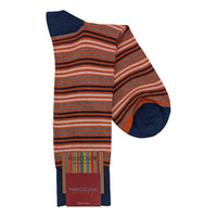Marcoliani 4735 Pima Cotton Simple Stripe Socks