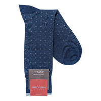 Marcoliani 4541 Pima Cotton Lisle Varese Pindot Socks