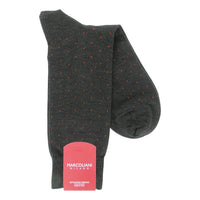 Marcoliani 2812 Extrafine Merino Pindot Dress Socks