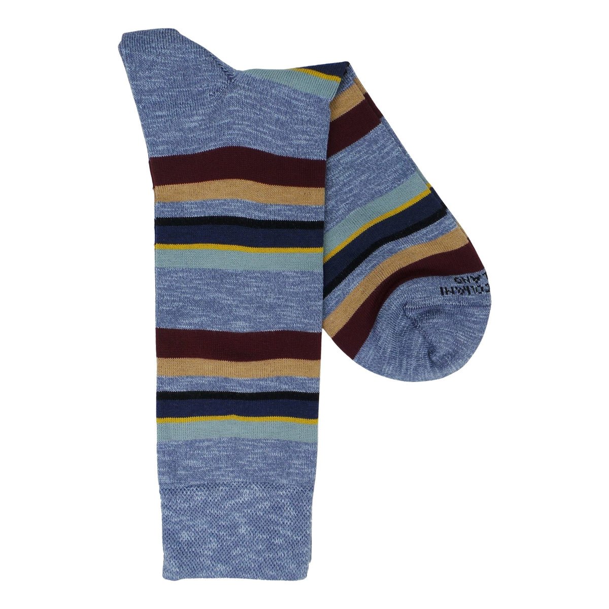 Marcoliani 4522 Eclectic Stripe Cotton Blend Socks
